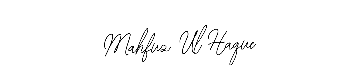 You should practise on your own different ways (Bearetta-2O07w) to write your name (Mahfuz Ul Haque) in signature. don't let someone else do it for you. Mahfuz Ul Haque signature style 12 images and pictures png