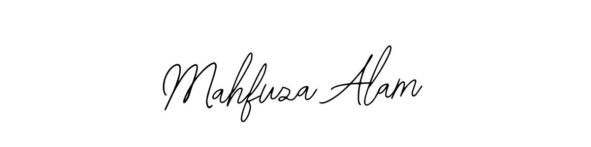 Also You can easily find your signature by using the search form. We will create Mahfuza Alam name handwritten signature images for you free of cost using Bearetta-2O07w sign style. Mahfuza Alam signature style 12 images and pictures png