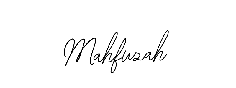 Make a beautiful signature design for name Mahfuzah. With this signature (Bearetta-2O07w) style, you can create a handwritten signature for free. Mahfuzah signature style 12 images and pictures png