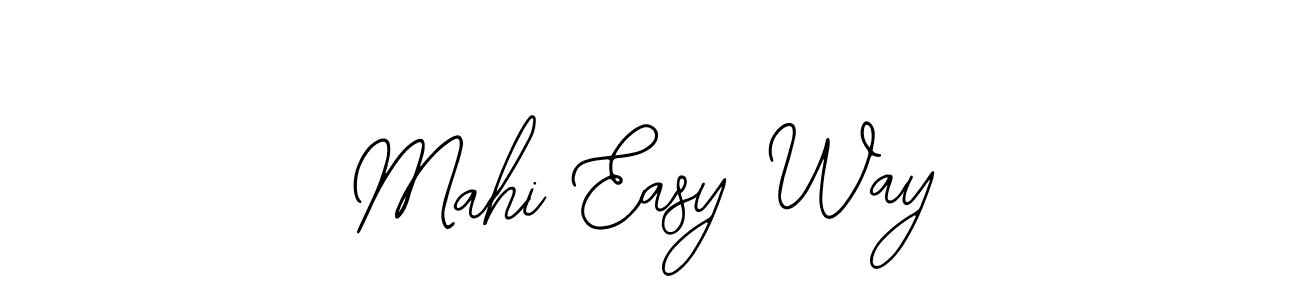 Similarly Bearetta-2O07w is the best handwritten signature design. Signature creator online .You can use it as an online autograph creator for name Mahi Easy Way. Mahi Easy Way signature style 12 images and pictures png