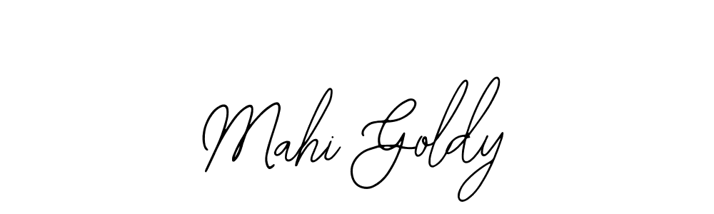 Similarly Bearetta-2O07w is the best handwritten signature design. Signature creator online .You can use it as an online autograph creator for name Mahi Goldy. Mahi Goldy signature style 12 images and pictures png