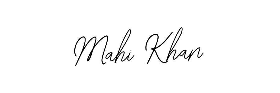 Bearetta-2O07w is a professional signature style that is perfect for those who want to add a touch of class to their signature. It is also a great choice for those who want to make their signature more unique. Get Mahi Khan name to fancy signature for free. Mahi Khan signature style 12 images and pictures png