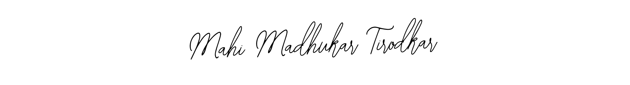 Create a beautiful signature design for name Mahi Madhukar Tirodkar. With this signature (Bearetta-2O07w) fonts, you can make a handwritten signature for free. Mahi Madhukar Tirodkar signature style 12 images and pictures png