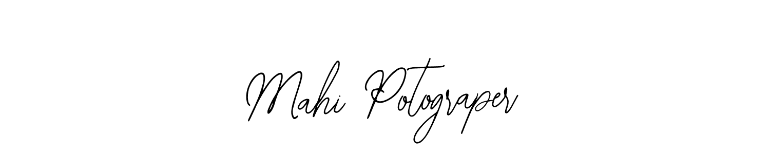 You should practise on your own different ways (Bearetta-2O07w) to write your name (Mahi Potograper) in signature. don't let someone else do it for you. Mahi Potograper signature style 12 images and pictures png