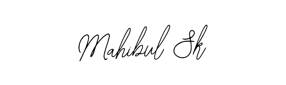 You should practise on your own different ways (Bearetta-2O07w) to write your name (Mahibul Sk) in signature. don't let someone else do it for you. Mahibul Sk signature style 12 images and pictures png