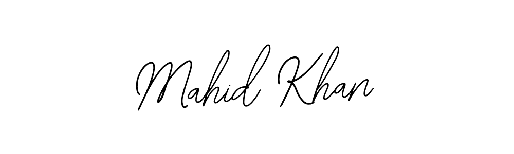 Similarly Bearetta-2O07w is the best handwritten signature design. Signature creator online .You can use it as an online autograph creator for name Mahid Khan. Mahid Khan signature style 12 images and pictures png