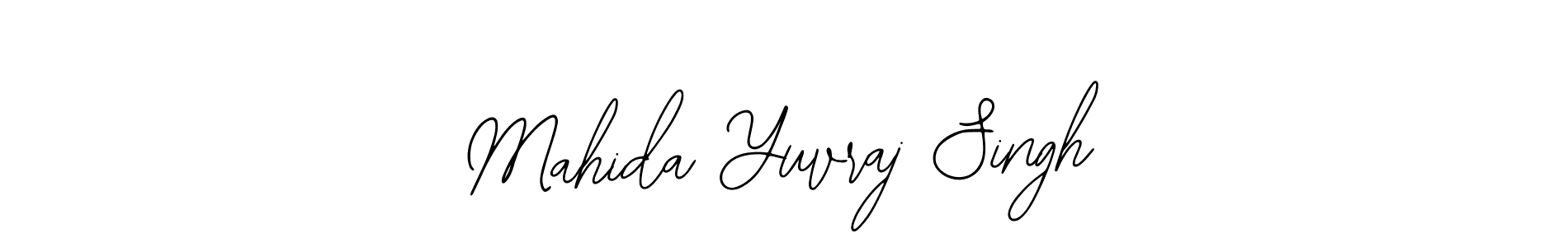 How to make Mahida Yuvraj Singh name signature. Use Bearetta-2O07w style for creating short signs online. This is the latest handwritten sign. Mahida Yuvraj Singh signature style 12 images and pictures png