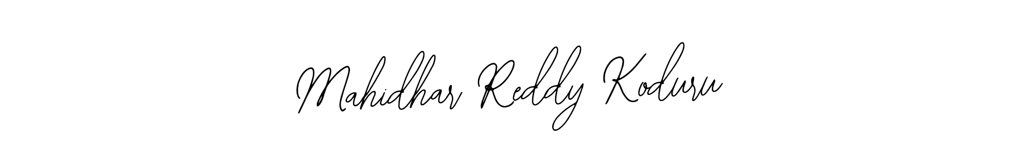 Create a beautiful signature design for name Mahidhar Reddy Koduru. With this signature (Bearetta-2O07w) fonts, you can make a handwritten signature for free. Mahidhar Reddy Koduru signature style 12 images and pictures png