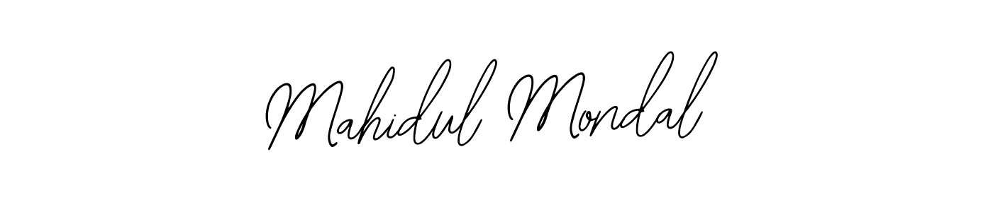 How to make Mahidul Mondal name signature. Use Bearetta-2O07w style for creating short signs online. This is the latest handwritten sign. Mahidul Mondal signature style 12 images and pictures png