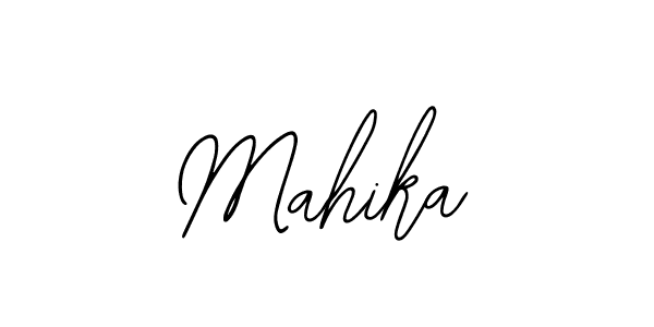 You should practise on your own different ways (Bearetta-2O07w) to write your name (Mahika) in signature. don't let someone else do it for you. Mahika signature style 12 images and pictures png