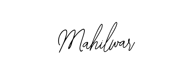 Use a signature maker to create a handwritten signature online. With this signature software, you can design (Bearetta-2O07w) your own signature for name Mahilwar. Mahilwar signature style 12 images and pictures png