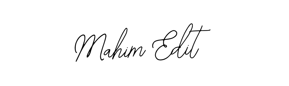 The best way (Bearetta-2O07w) to make a short signature is to pick only two or three words in your name. The name Mahim Edit include a total of six letters. For converting this name. Mahim Edit signature style 12 images and pictures png