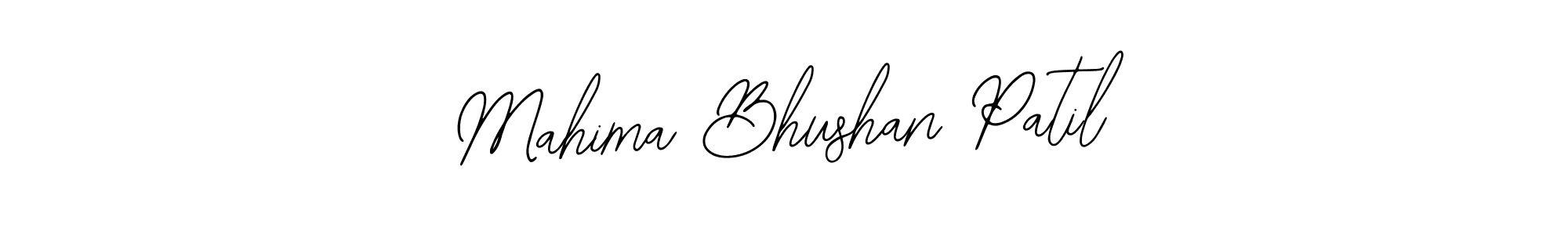 You should practise on your own different ways (Bearetta-2O07w) to write your name (Mahima Bhushan Patil) in signature. don't let someone else do it for you. Mahima Bhushan Patil signature style 12 images and pictures png