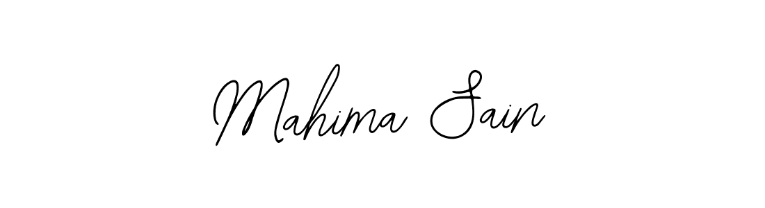 Also You can easily find your signature by using the search form. We will create Mahima Sain name handwritten signature images for you free of cost using Bearetta-2O07w sign style. Mahima Sain signature style 12 images and pictures png