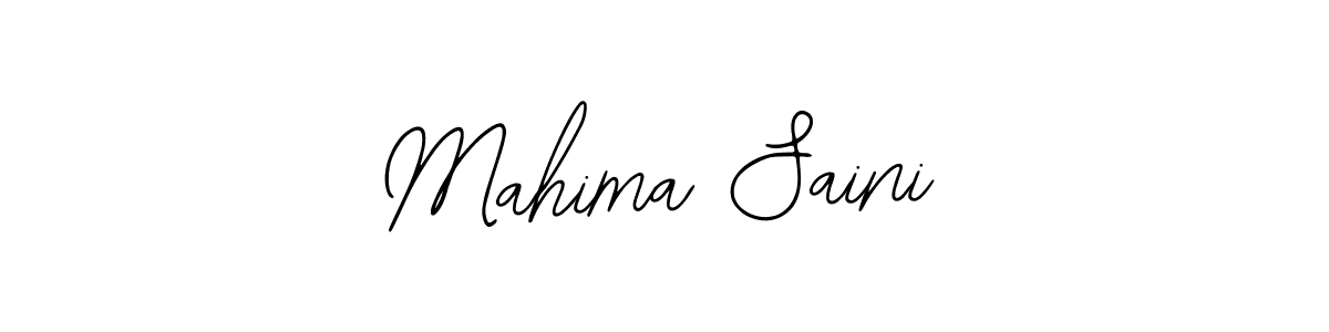 How to make Mahima Saini signature? Bearetta-2O07w is a professional autograph style. Create handwritten signature for Mahima Saini name. Mahima Saini signature style 12 images and pictures png