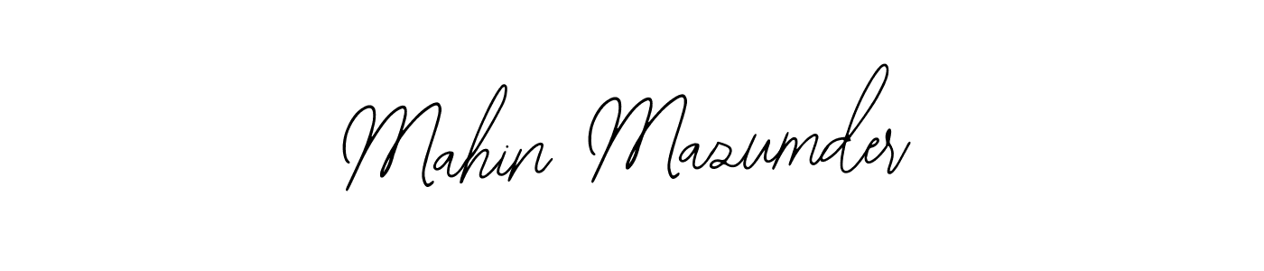 Make a short Mahin Mazumder signature style. Manage your documents anywhere anytime using Bearetta-2O07w. Create and add eSignatures, submit forms, share and send files easily. Mahin Mazumder signature style 12 images and pictures png
