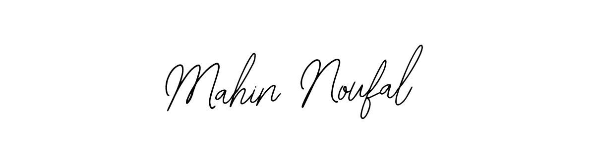 How to make Mahin Noufal name signature. Use Bearetta-2O07w style for creating short signs online. This is the latest handwritten sign. Mahin Noufal signature style 12 images and pictures png