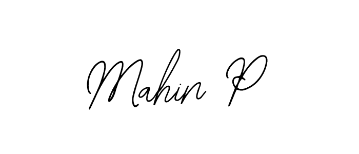 Create a beautiful signature design for name Mahin P. With this signature (Bearetta-2O07w) fonts, you can make a handwritten signature for free. Mahin P signature style 12 images and pictures png