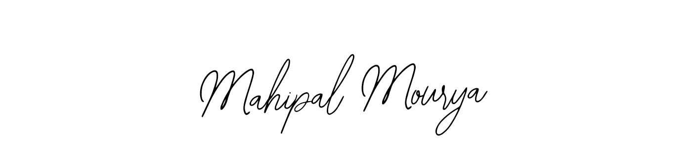 How to make Mahipal Mourya name signature. Use Bearetta-2O07w style for creating short signs online. This is the latest handwritten sign. Mahipal Mourya signature style 12 images and pictures png