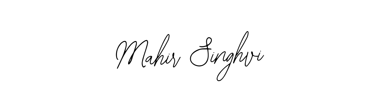 Mahir Singhvi stylish signature style. Best Handwritten Sign (Bearetta-2O07w) for my name. Handwritten Signature Collection Ideas for my name Mahir Singhvi. Mahir Singhvi signature style 12 images and pictures png