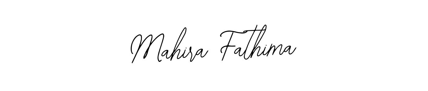 Bearetta-2O07w is a professional signature style that is perfect for those who want to add a touch of class to their signature. It is also a great choice for those who want to make their signature more unique. Get Mahira Fathima name to fancy signature for free. Mahira Fathima signature style 12 images and pictures png