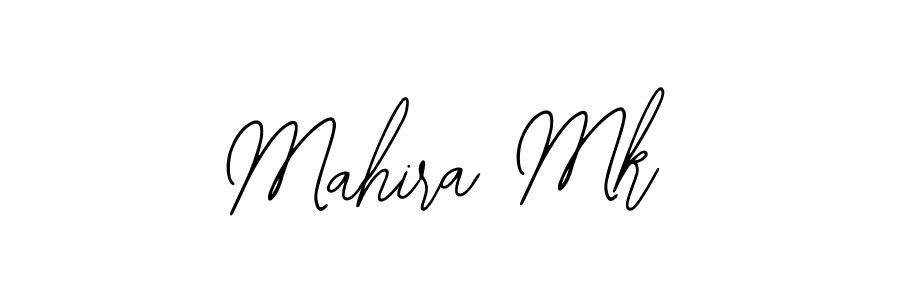 Create a beautiful signature design for name Mahira Mk. With this signature (Bearetta-2O07w) fonts, you can make a handwritten signature for free. Mahira Mk signature style 12 images and pictures png