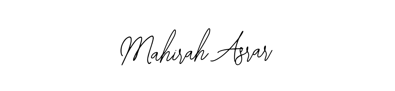 Make a short Mahirah Asrar signature style. Manage your documents anywhere anytime using Bearetta-2O07w. Create and add eSignatures, submit forms, share and send files easily. Mahirah Asrar signature style 12 images and pictures png