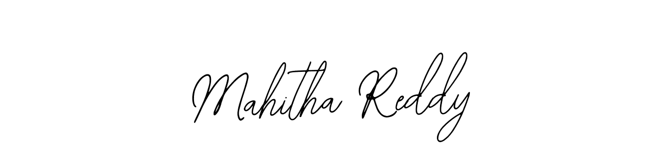 Use a signature maker to create a handwritten signature online. With this signature software, you can design (Bearetta-2O07w) your own signature for name Mahitha Reddy. Mahitha Reddy signature style 12 images and pictures png