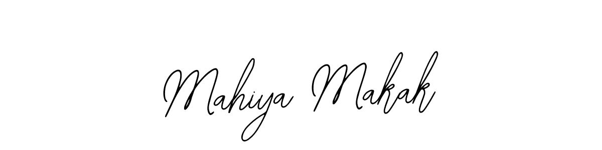 Also You can easily find your signature by using the search form. We will create Mahiya Makak name handwritten signature images for you free of cost using Bearetta-2O07w sign style. Mahiya Makak signature style 12 images and pictures png