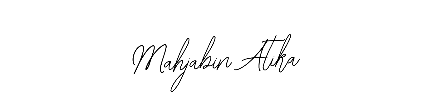 Also we have Mahjabin Atika name is the best signature style. Create professional handwritten signature collection using Bearetta-2O07w autograph style. Mahjabin Atika signature style 12 images and pictures png