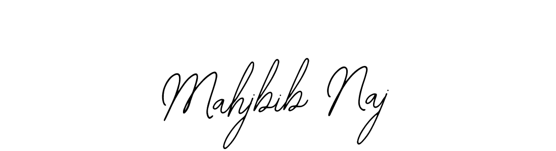if you are searching for the best signature style for your name Mahjbib Naj. so please give up your signature search. here we have designed multiple signature styles  using Bearetta-2O07w. Mahjbib Naj signature style 12 images and pictures png
