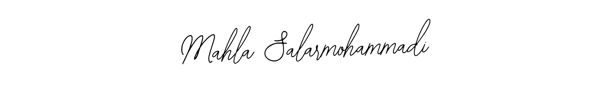 Similarly Bearetta-2O07w is the best handwritten signature design. Signature creator online .You can use it as an online autograph creator for name Mahla Salarmohammadi. Mahla Salarmohammadi signature style 12 images and pictures png