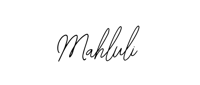 Also we have Mahluli name is the best signature style. Create professional handwritten signature collection using Bearetta-2O07w autograph style. Mahluli signature style 12 images and pictures png