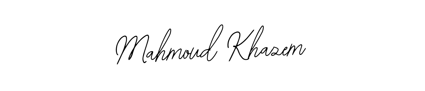 Also we have Mahmoud Khazem name is the best signature style. Create professional handwritten signature collection using Bearetta-2O07w autograph style. Mahmoud Khazem signature style 12 images and pictures png