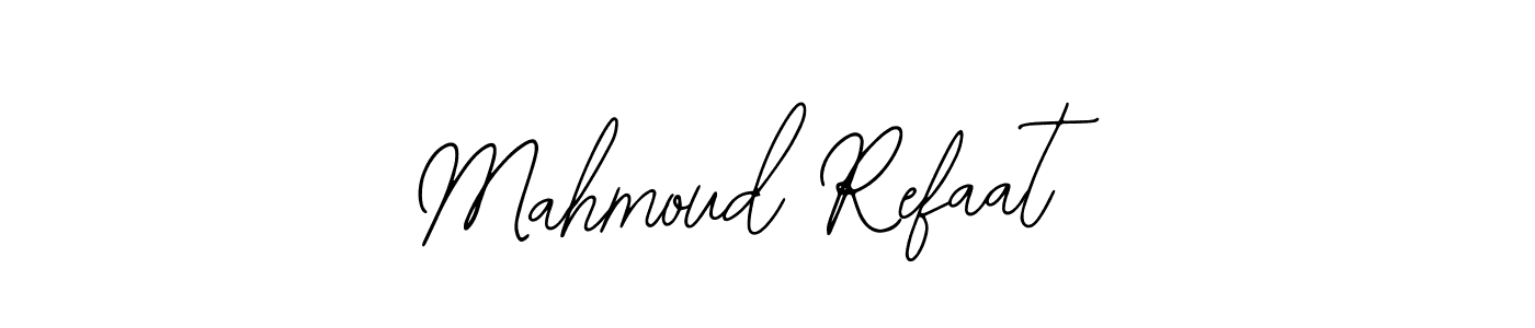 It looks lik you need a new signature style for name Mahmoud Refaat. Design unique handwritten (Bearetta-2O07w) signature with our free signature maker in just a few clicks. Mahmoud Refaat signature style 12 images and pictures png