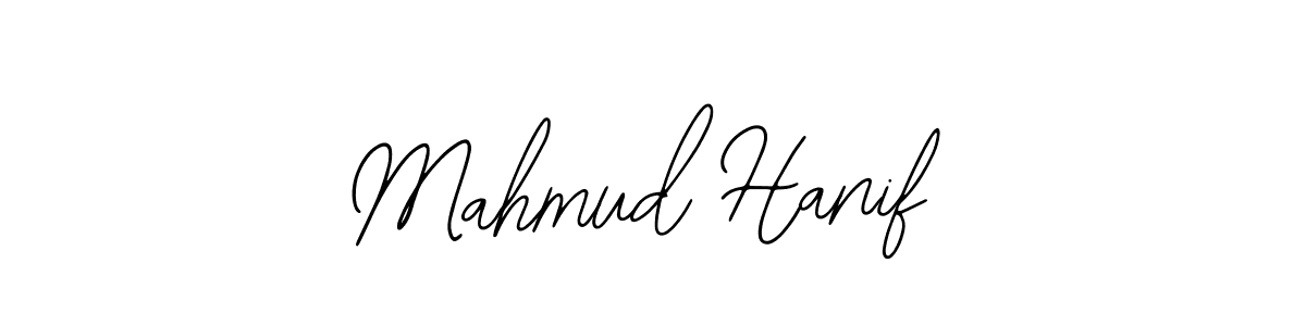 The best way (Bearetta-2O07w) to make a short signature is to pick only two or three words in your name. The name Mahmud Hanif include a total of six letters. For converting this name. Mahmud Hanif signature style 12 images and pictures png