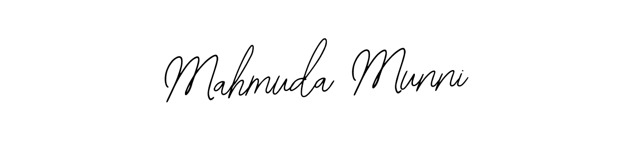 You should practise on your own different ways (Bearetta-2O07w) to write your name (Mahmuda Munni) in signature. don't let someone else do it for you. Mahmuda Munni signature style 12 images and pictures png
