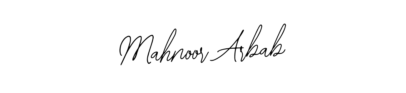 How to make Mahnoor Arbab signature? Bearetta-2O07w is a professional autograph style. Create handwritten signature for Mahnoor Arbab name. Mahnoor Arbab signature style 12 images and pictures png