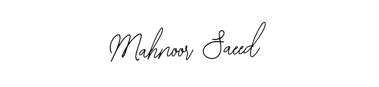 Mahnoor Saeed stylish signature style. Best Handwritten Sign (Bearetta-2O07w) for my name. Handwritten Signature Collection Ideas for my name Mahnoor Saeed. Mahnoor Saeed signature style 12 images and pictures png
