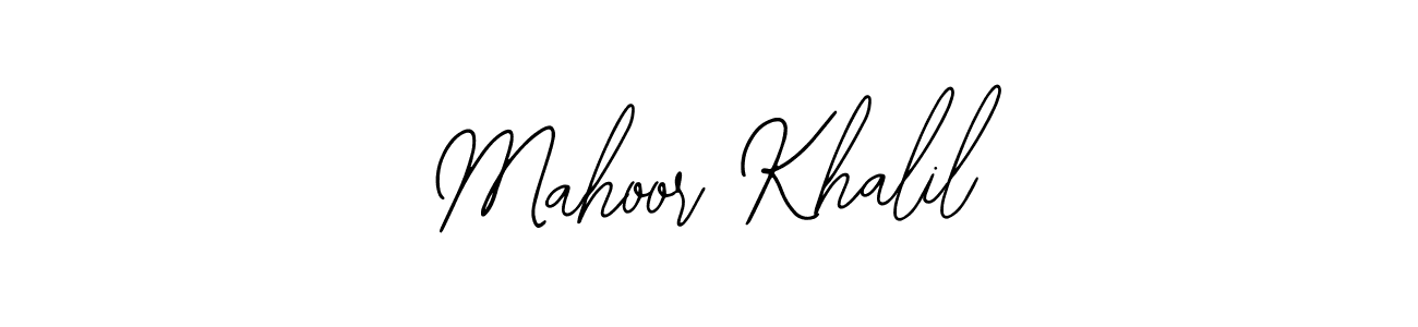 Also we have Mahoor Khalil name is the best signature style. Create professional handwritten signature collection using Bearetta-2O07w autograph style. Mahoor Khalil signature style 12 images and pictures png
