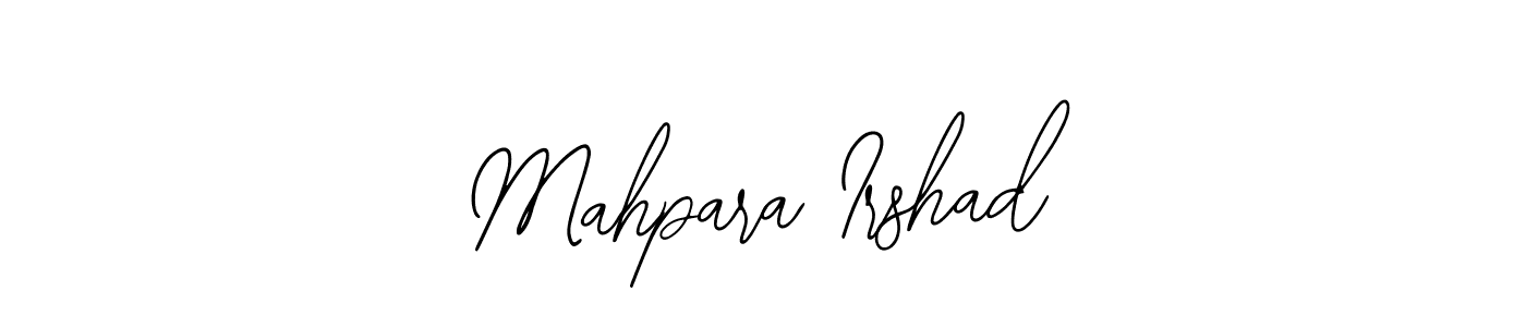 Create a beautiful signature design for name Mahpara Irshad. With this signature (Bearetta-2O07w) fonts, you can make a handwritten signature for free. Mahpara Irshad signature style 12 images and pictures png
