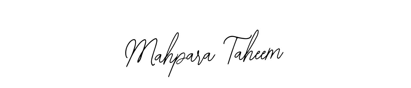 Mahpara Taheem stylish signature style. Best Handwritten Sign (Bearetta-2O07w) for my name. Handwritten Signature Collection Ideas for my name Mahpara Taheem. Mahpara Taheem signature style 12 images and pictures png