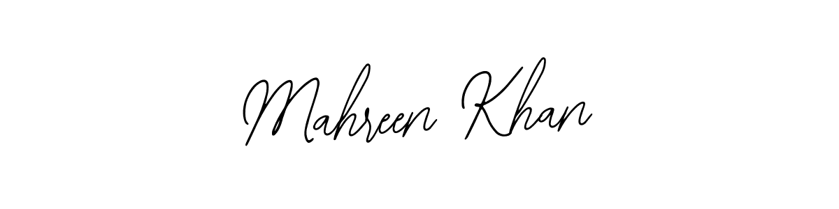 You should practise on your own different ways (Bearetta-2O07w) to write your name (Mahreen Khan) in signature. don't let someone else do it for you. Mahreen Khan signature style 12 images and pictures png