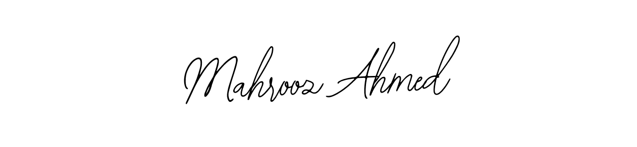 Bearetta-2O07w is a professional signature style that is perfect for those who want to add a touch of class to their signature. It is also a great choice for those who want to make their signature more unique. Get Mahrooz Ahmed name to fancy signature for free. Mahrooz Ahmed signature style 12 images and pictures png