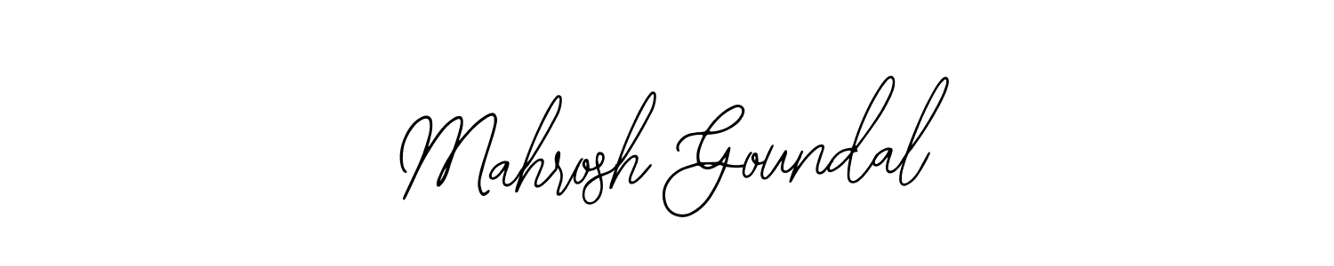Make a beautiful signature design for name Mahrosh Goundal. With this signature (Bearetta-2O07w) style, you can create a handwritten signature for free. Mahrosh Goundal signature style 12 images and pictures png