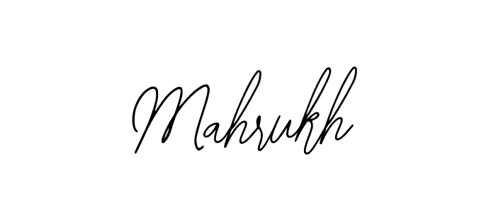 You should practise on your own different ways (Bearetta-2O07w) to write your name (Mahrukh) in signature. don't let someone else do it for you. Mahrukh signature style 12 images and pictures png