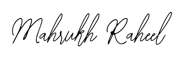 Make a beautiful signature design for name Mahrukh Raheel. Use this online signature maker to create a handwritten signature for free. Mahrukh Raheel signature style 12 images and pictures png