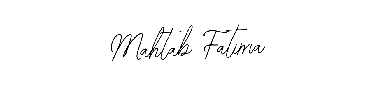 Make a beautiful signature design for name Mahtab Fatima. With this signature (Bearetta-2O07w) style, you can create a handwritten signature for free. Mahtab Fatima signature style 12 images and pictures png