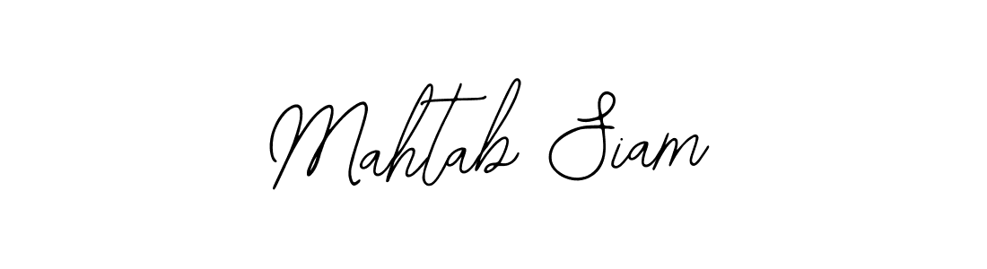 Create a beautiful signature design for name Mahtab Siam. With this signature (Bearetta-2O07w) fonts, you can make a handwritten signature for free. Mahtab Siam signature style 12 images and pictures png