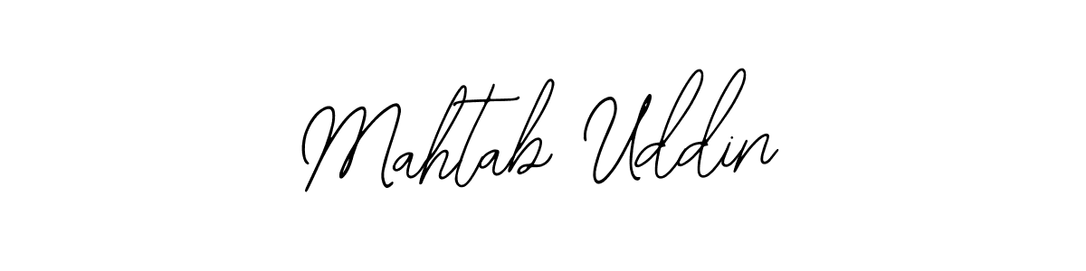 Use a signature maker to create a handwritten signature online. With this signature software, you can design (Bearetta-2O07w) your own signature for name Mahtab Uddin. Mahtab Uddin signature style 12 images and pictures png
